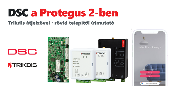 TRIKDIS comunicador + Central de alarma DSC – Guía de instalación breve
