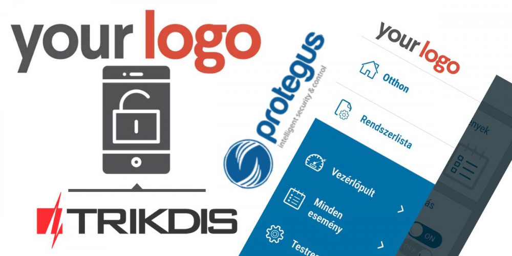 Registro de instalador y configuración del logotipo de empresa en la app Protegus