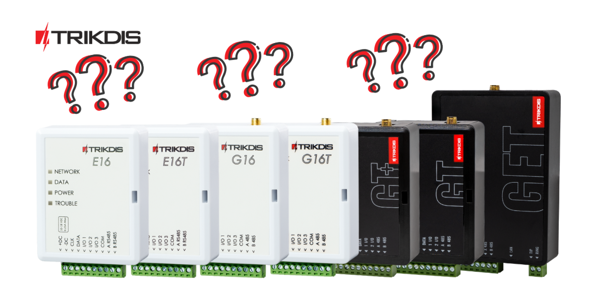 Tabla comparativa de comunicadores TRIKDIS para sistemas de alarma Tabla comparativa de comunicadores TRIKDIS para sistemas de alarma