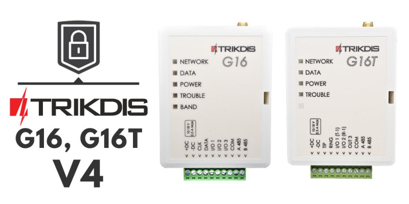 Trikdis G16T 2G GSM comunicador inteligente (TIP-RING) 2