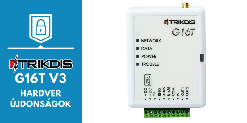 Trikdis G16 2G GSM comunicador inteligente