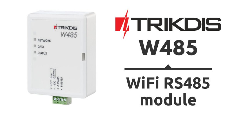Trikdis W485 módulo WiFi (RS485)