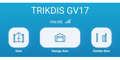 El dispositivo de automatización de puerta GV17 funciona con Protegus 2