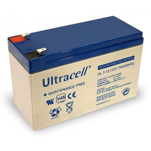 Batería de gel 12 V 7 Ah para central de alarma