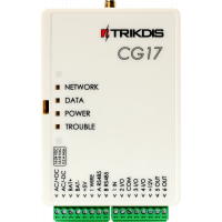 Trikdis CG17 2G GSM central de seguridad compacta