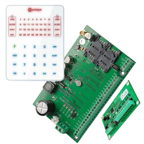 Trikdis SP231 2G central de alarma inteligente + CZ8 expansor de zonas + SK232 teclado Trikdis SP231 2G central de alarma inteligente + CZ8 expansor de zonas + SK232 teclado