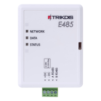 Trikdis E485 módulo Ethernet (RS485) Trikdis E485 módulo Ethernet (RS485)