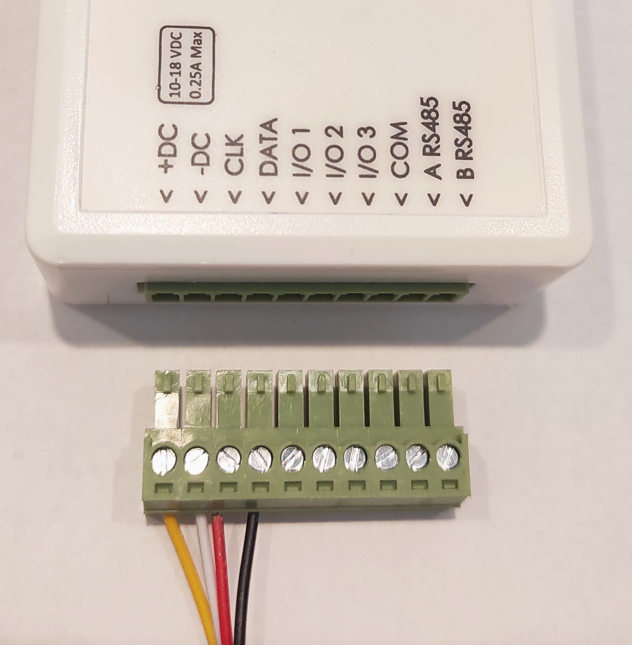 Wiring with Paradox CRP2B Cable